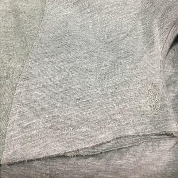 FREE PEOPLE FP MOVEMENTSurfside Crop Sweatshirt In Heather Grey - Picture 12 of 16